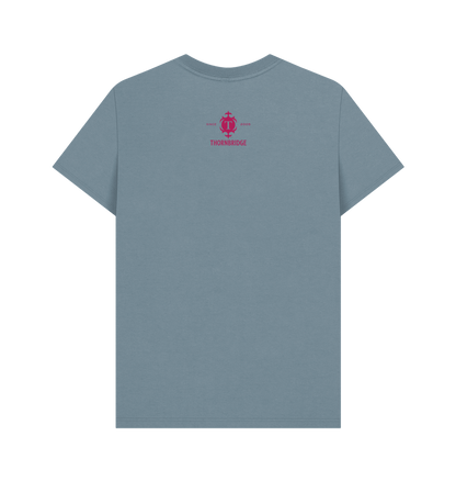 Jaipur logo with pink T logo backprint Printed T-shirt Thornbridge