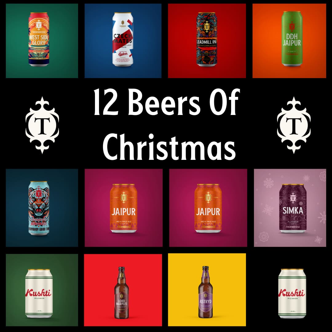 The 12 beers of Christmas Case 2024 Beer - Mixed Case Thornbridge