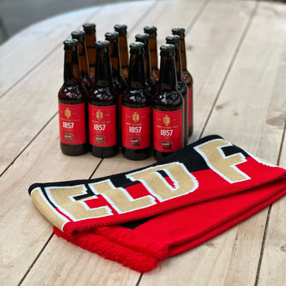 1857 bundle, 12x330ml bottles + Sheffield FC scarf Beer - Case Bottle Thornbridge