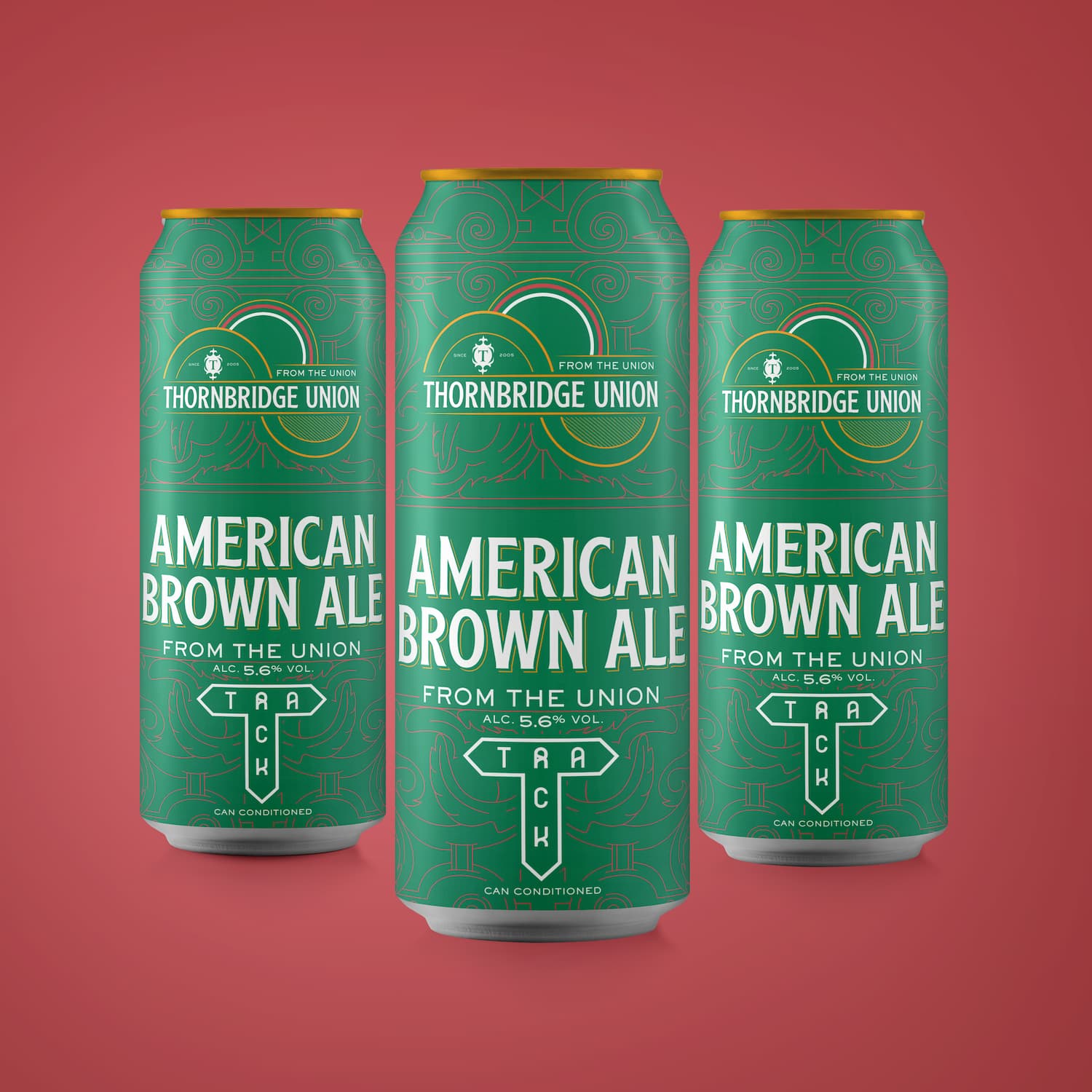 American Brown Ale, 5.6% from the Union Beer - Cans Thornbridge