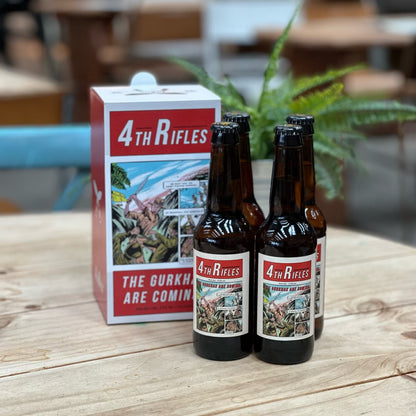 4th Rifles, 4.5% Pale Ale 4x330ml bottles Beer - Mini Case Bottle Thornbridge