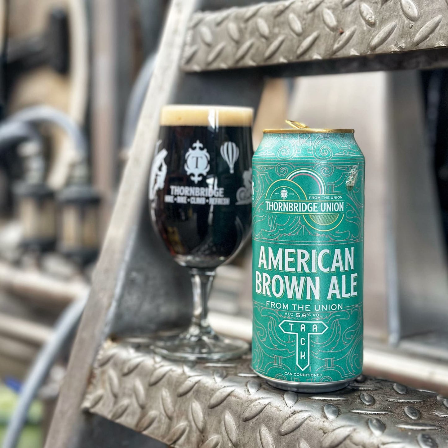 American Brown Ale, 5.6% from the Union Beer - Cans Thornbridge