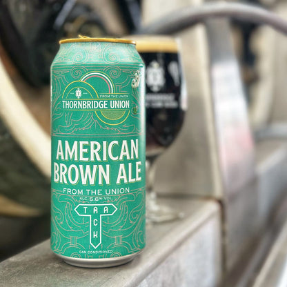 American Brown Ale, 5.6% from the Union Beer - Cans Thornbridge