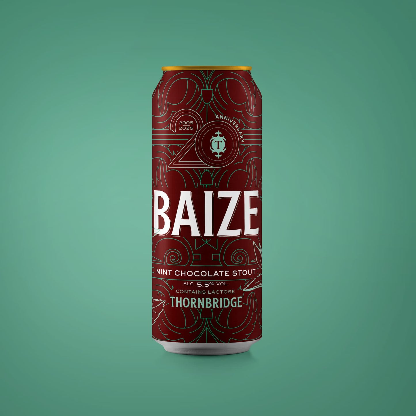 Baize, 5.5% Mint Chocolate Stout Beer - Single Can Thornbridge