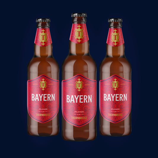 Bayern, 4.8% Pilsner 8 x 500ml bottles Beer - Case Bottle Thornbridge