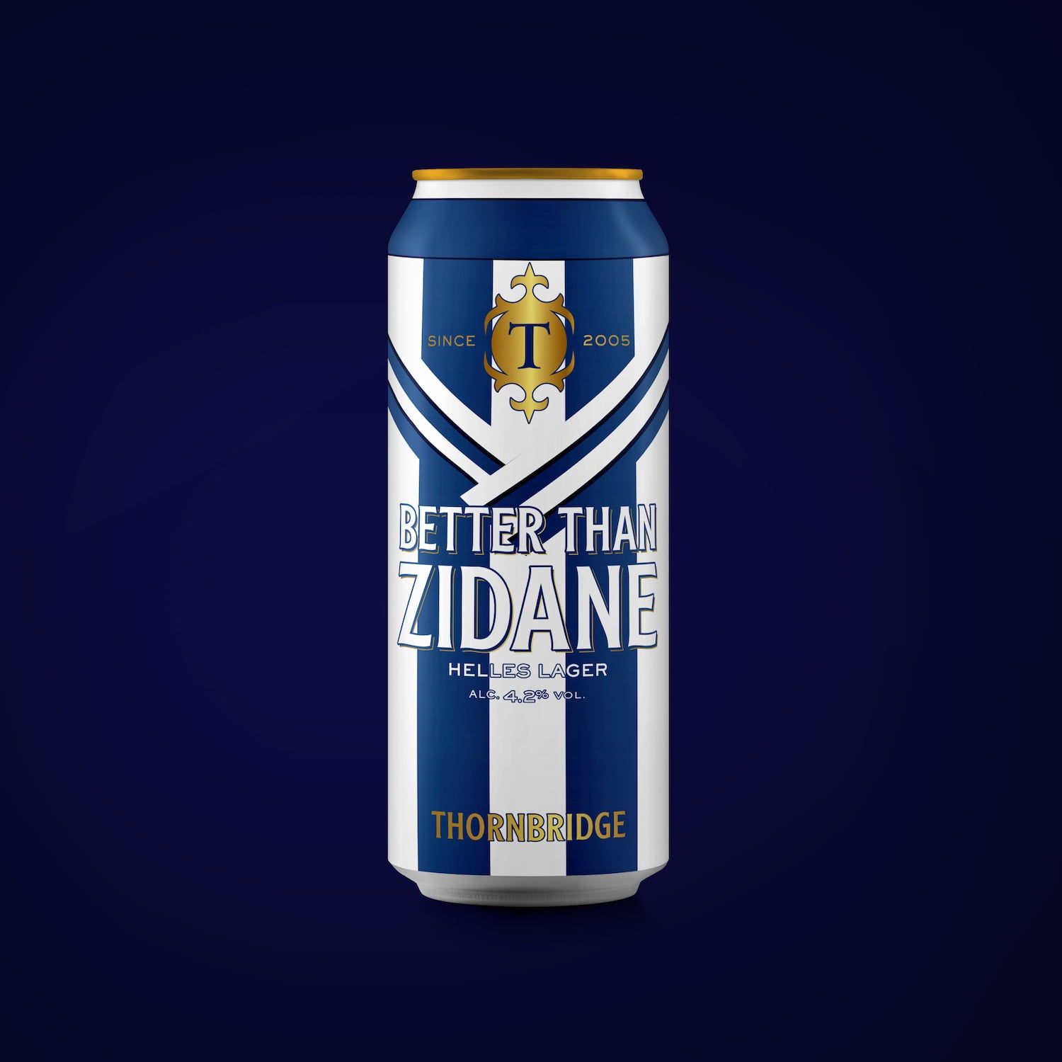 Better than Zidane, 4.2% Lager – Thornbridge Brewery