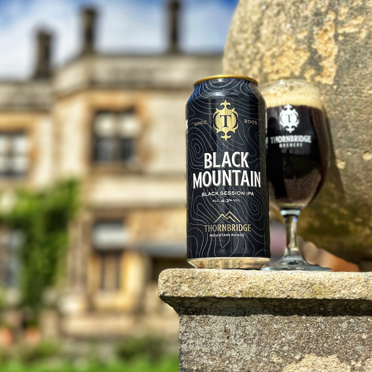 Black Mountain, 4.3% Black Session IPA Beer - Cans Thornbridge