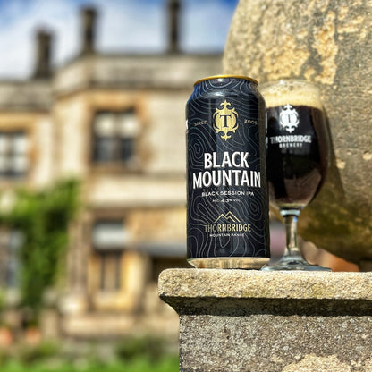 Black Mountain, 4.3% Black Session IPA Beer - Cans Thornbridge