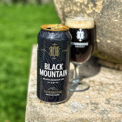 Black Mountain, 4.3% Black Session IPA Beer - Cans Thornbridge
