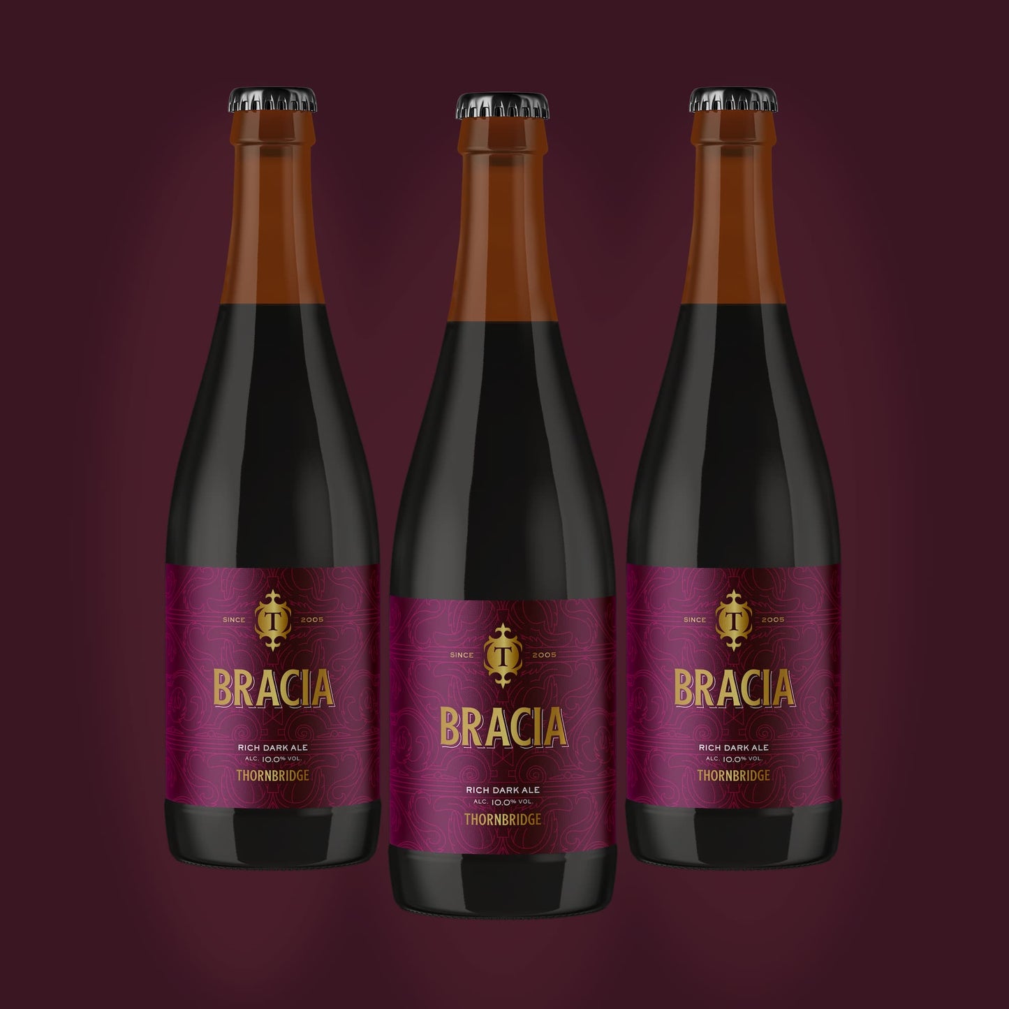 Bracia, 10% ABV Rich Dark Ale Beer - Bottle Thornbridge