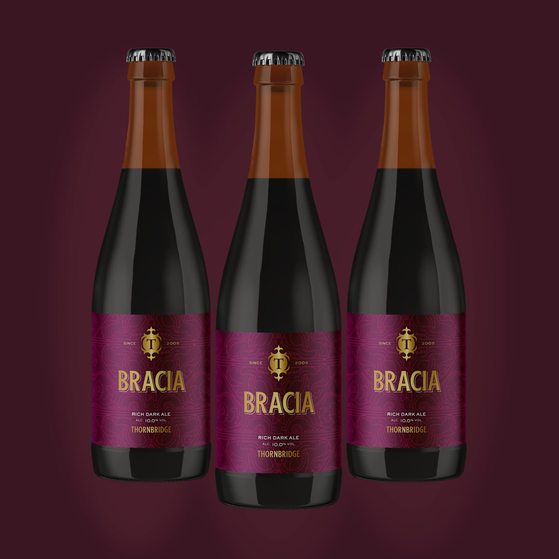 Bracia, 10% ABV Rich Dark Ale Beer - Bottle Thornbridge