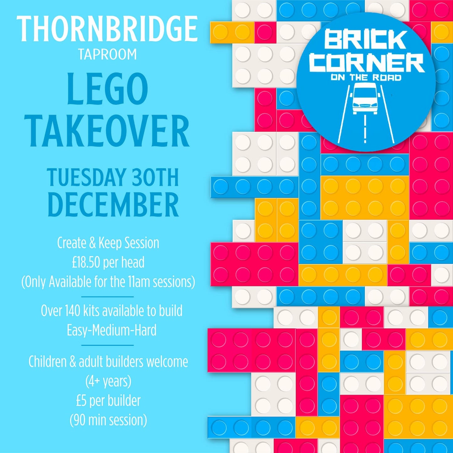 Thornbridge Taproom LEGO takeover Vouchers Thornbridge