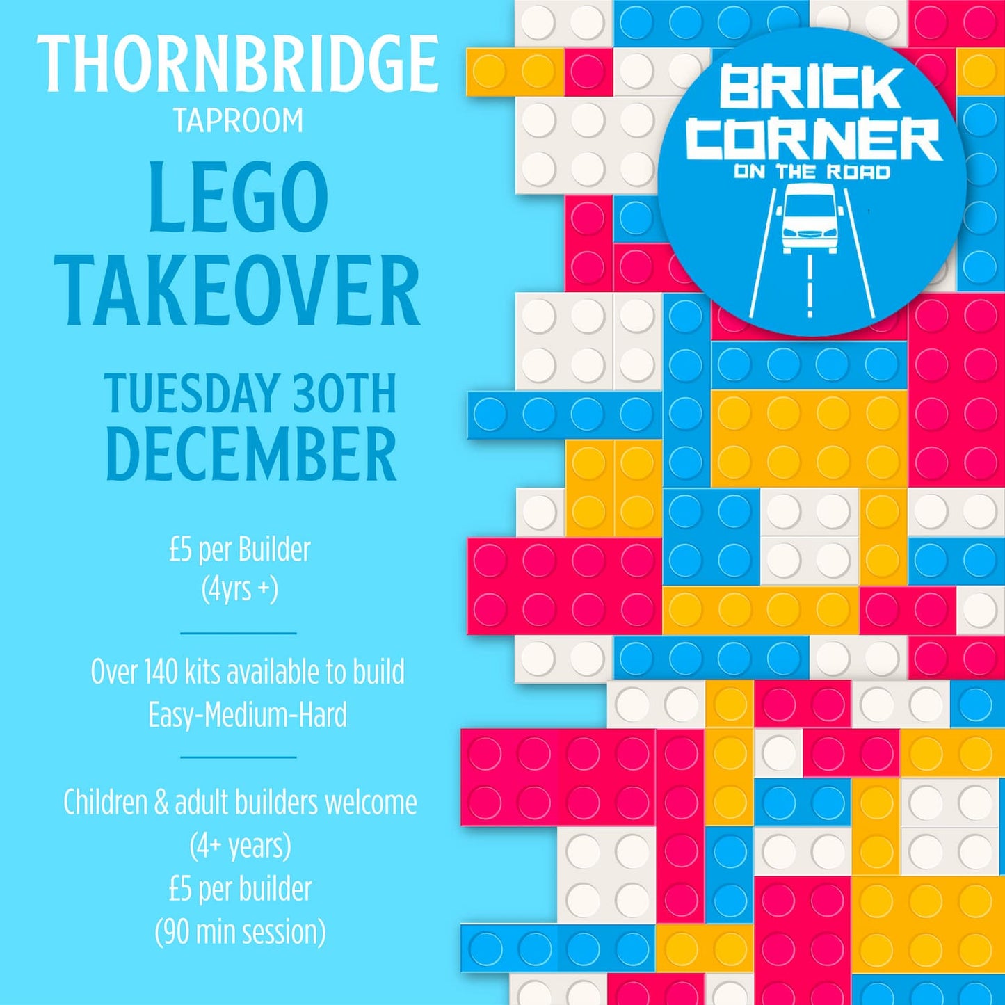 Thornbridge Taproom LEGO takeover Vouchers Thornbridge
