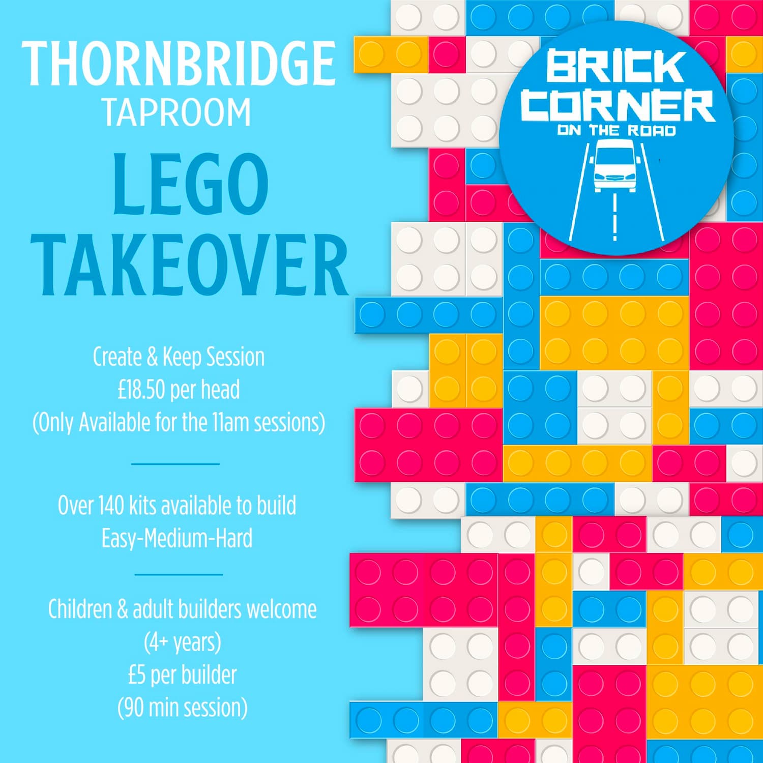 Thornbridge Taproom LEGO takeover Vouchers Thornbridge