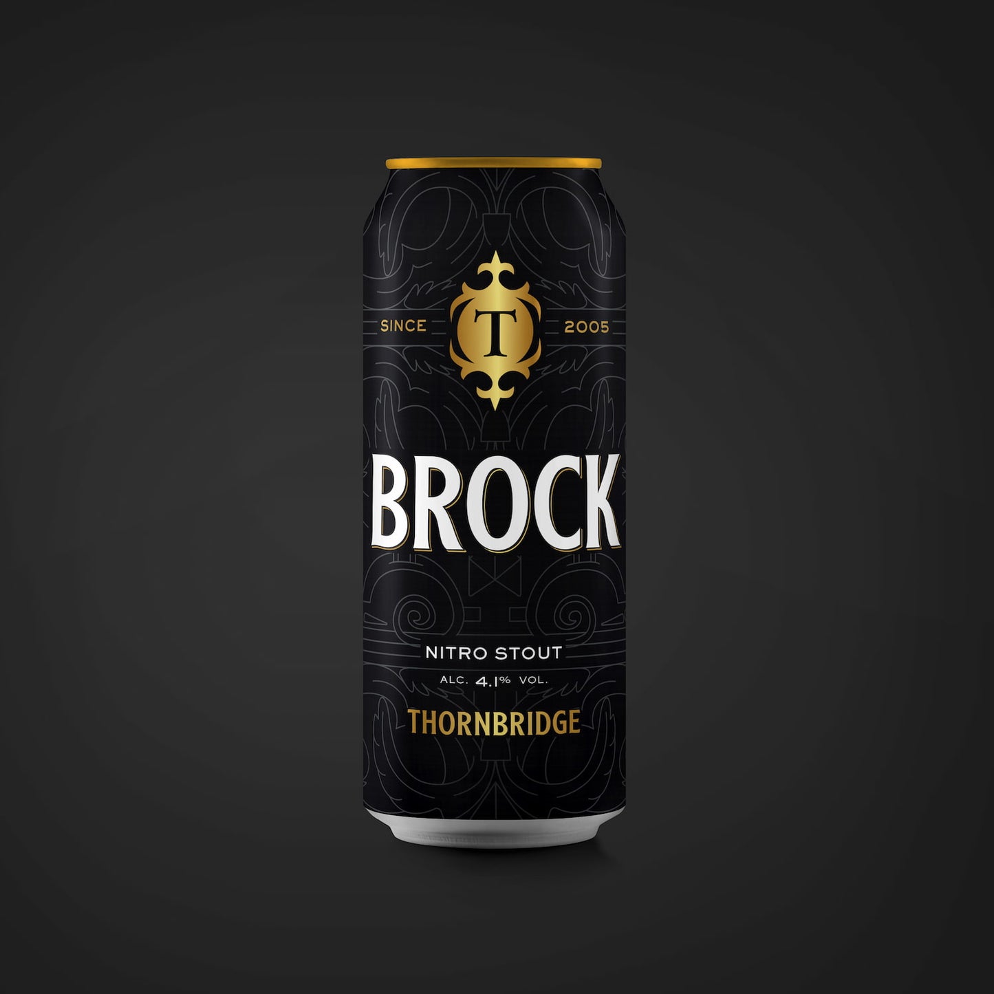 Brock, 4.1% Nitro Stout Beer - Single Can Thornbridge