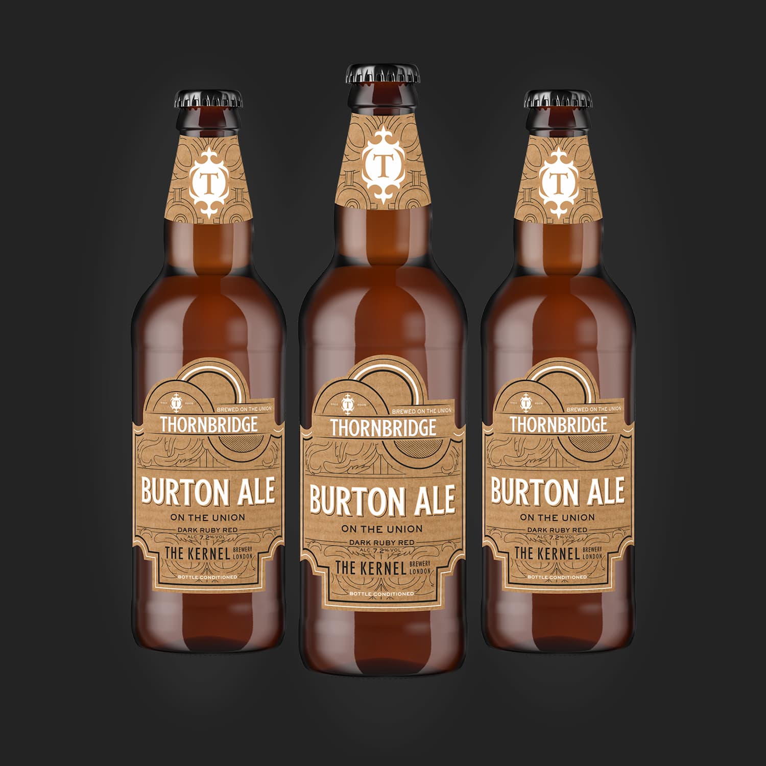 Burton Ale, 7.2% Dark Ruby Red 8 x 500ml bottles – Thornbridge Brewery