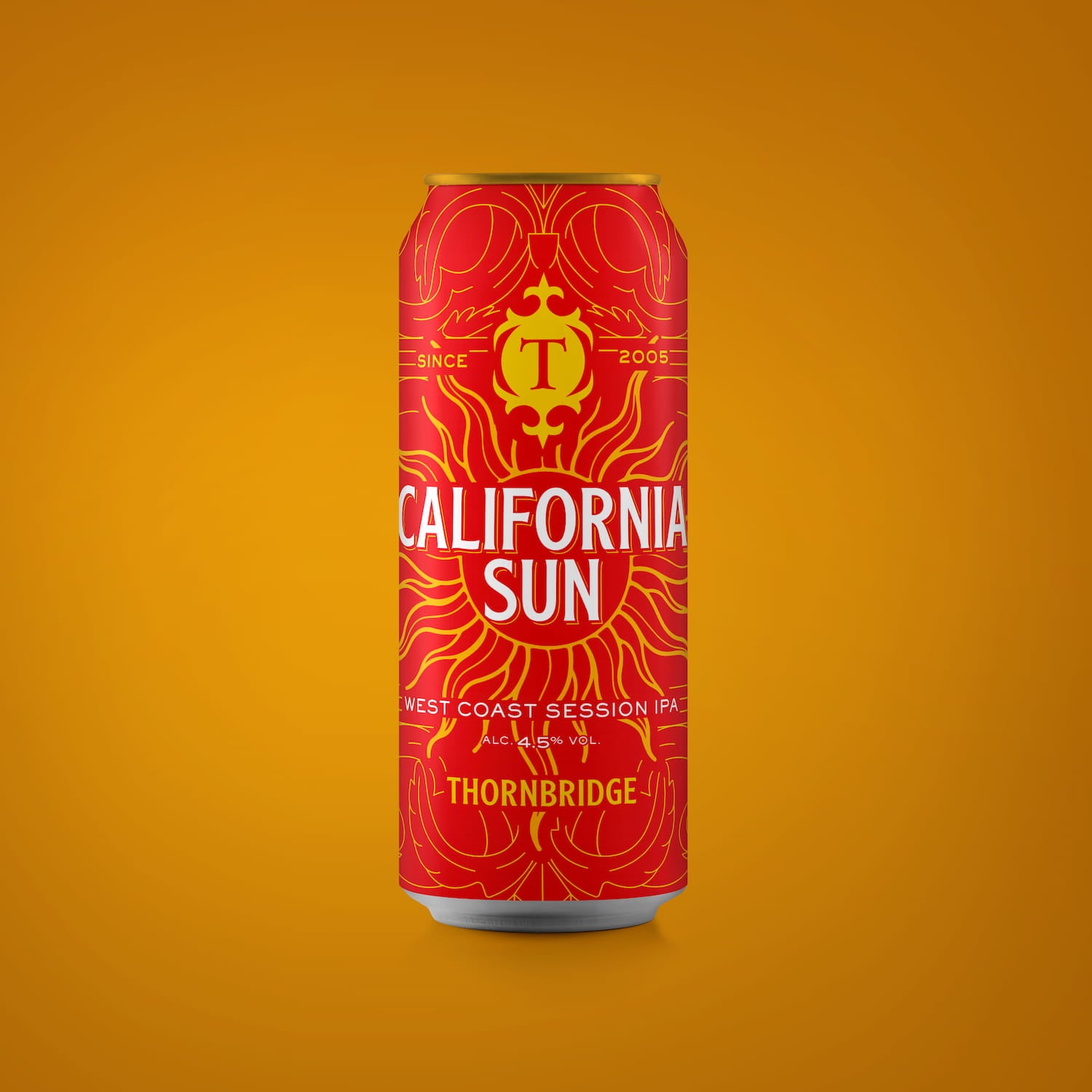 California Sun, 4.5% West Coast Session IPA Beer - Single Can Thornbridge