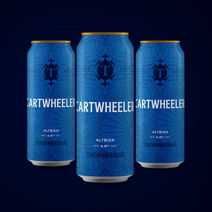 Cartwheeler, 4.8% Altbier 12 x 440ml cans Beer - Case Cans Thornbridge