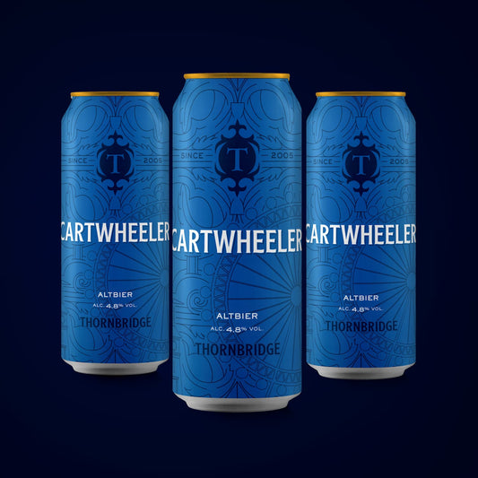 Cartwheeler, 4.8% Altbier 12 x 440ml cans Beer - Case Cans Thornbridge