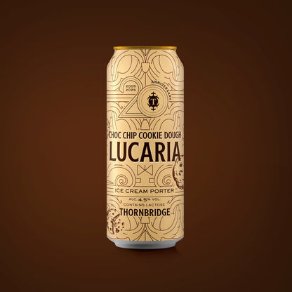 Choc Chip Cookie Dough Lucaria, 4.5% Ice Cream Porter Beer - Single Can Thornbridge