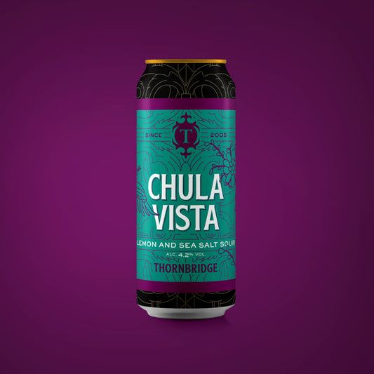 Chula Vista, 4.2% Lemon and Sea Salt Sour Beer - Single Can Thornbridge