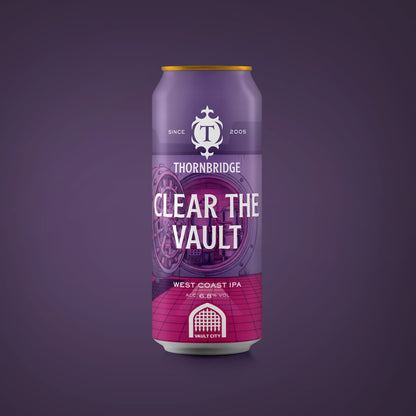 Clear the Vault, 6.8% West Coast IPA Beer - Cans Thornbridge