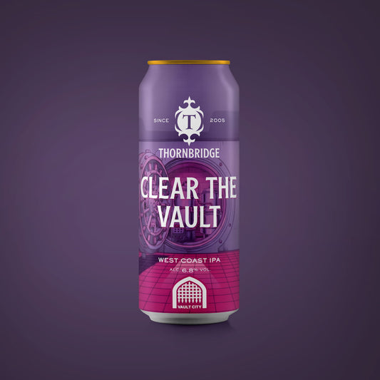 Clear the Vault, 6.8% West Coast IPA Beer - Cans Thornbridge
