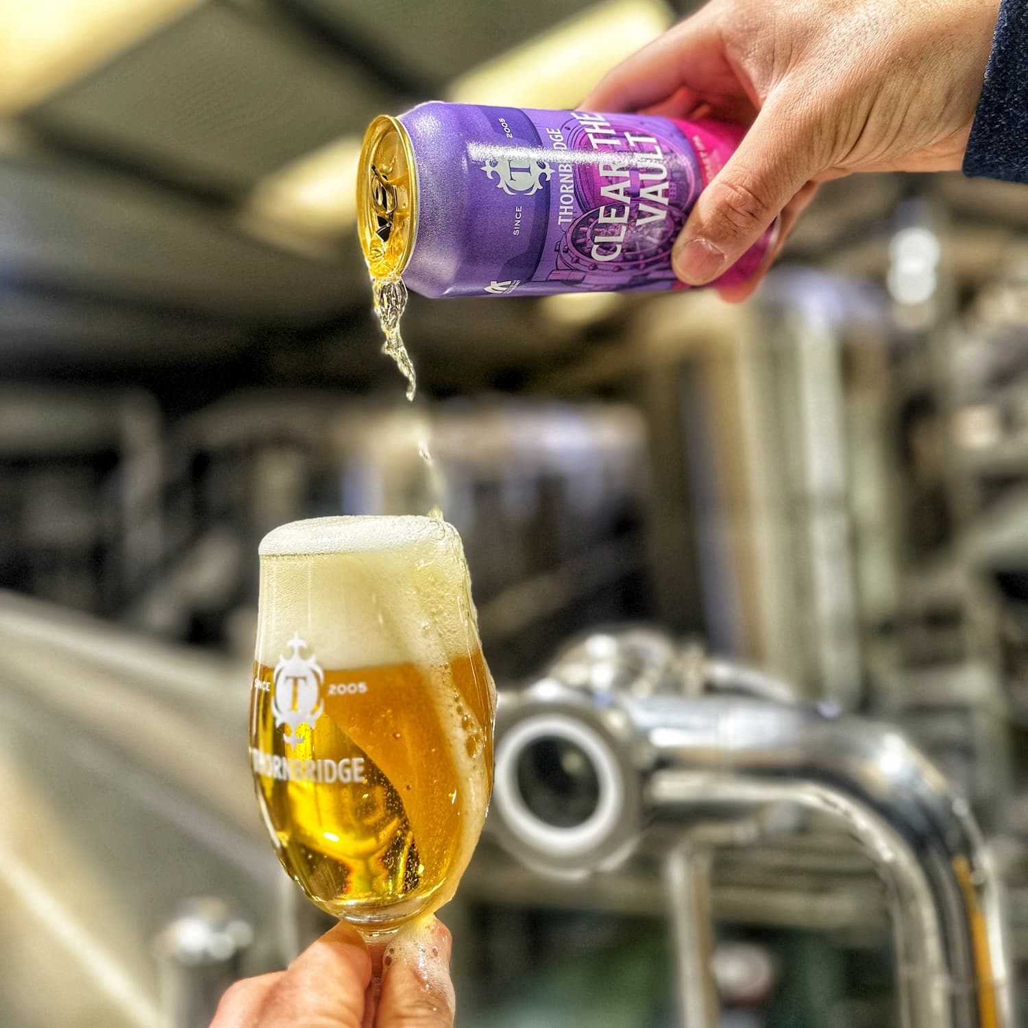 Clear the Vault, 6.8% West Coast IPA Beer - Cans Thornbridge