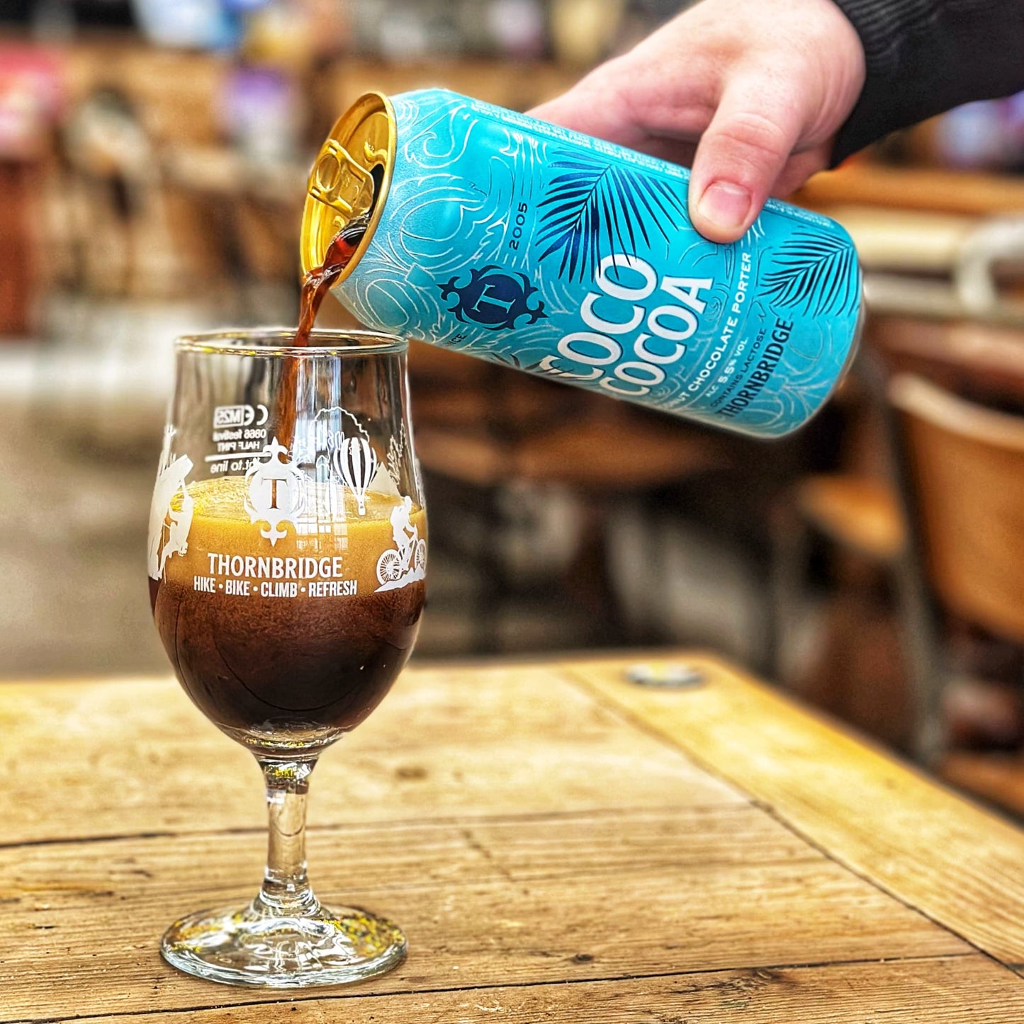 Coco Cocoa, 5.5% Coconut Chocolate Porter 12 x 440ml cans