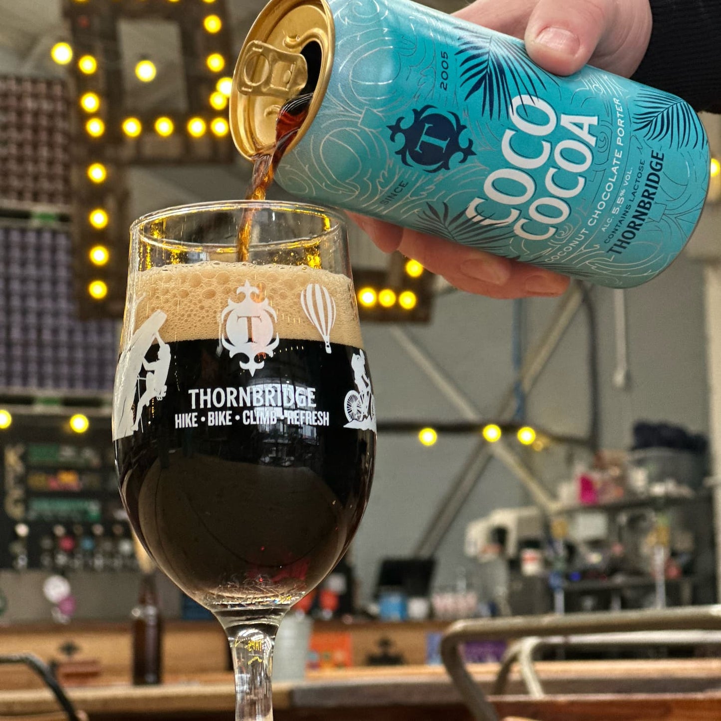 Coco Cocoa, 5.5% Coconut Chocolate Porter 12 x 440ml cans