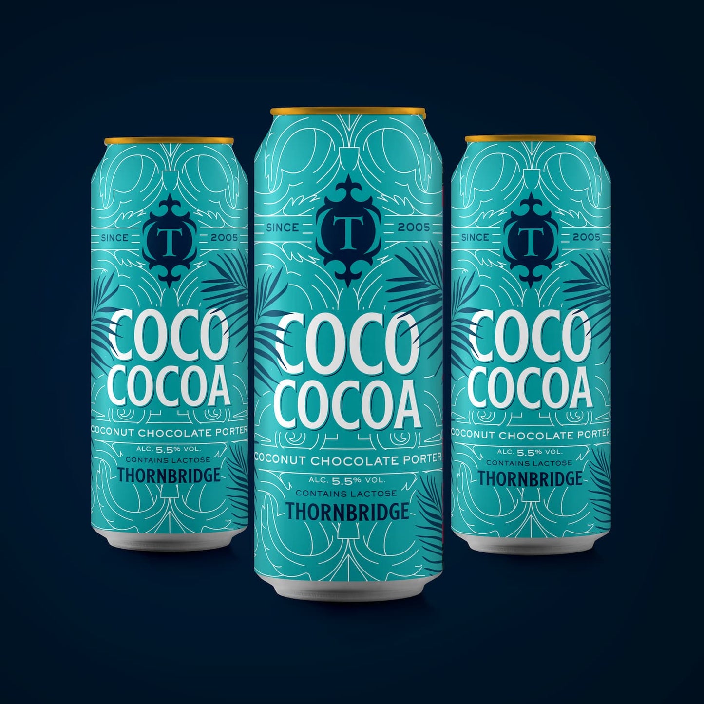 Coco Cocoa, 5.5% Coconut Chocolate Porter 12 x 440ml cans