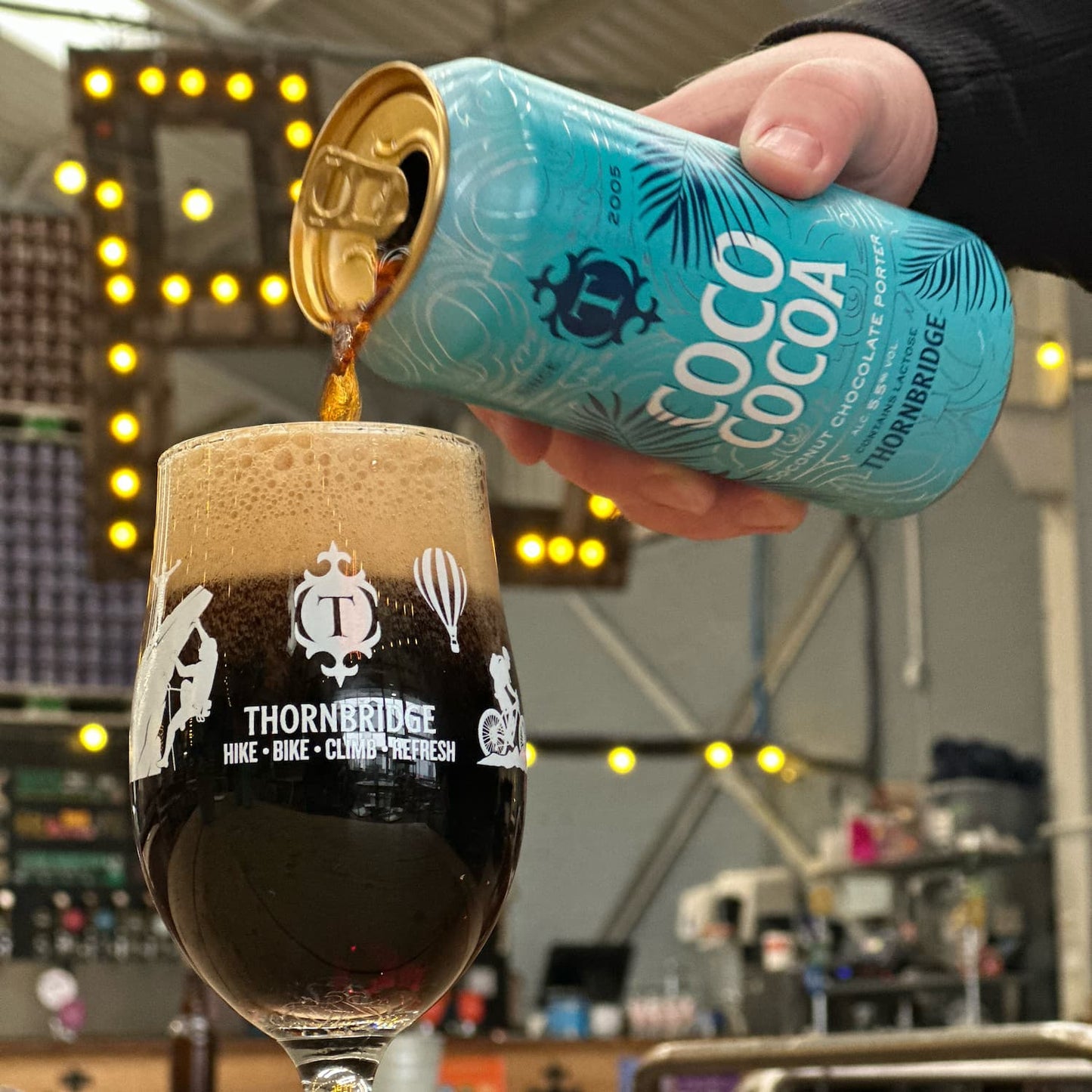Coco Cocoa, 5.5% Coconut Chocolate Porter 12 x 440ml cans