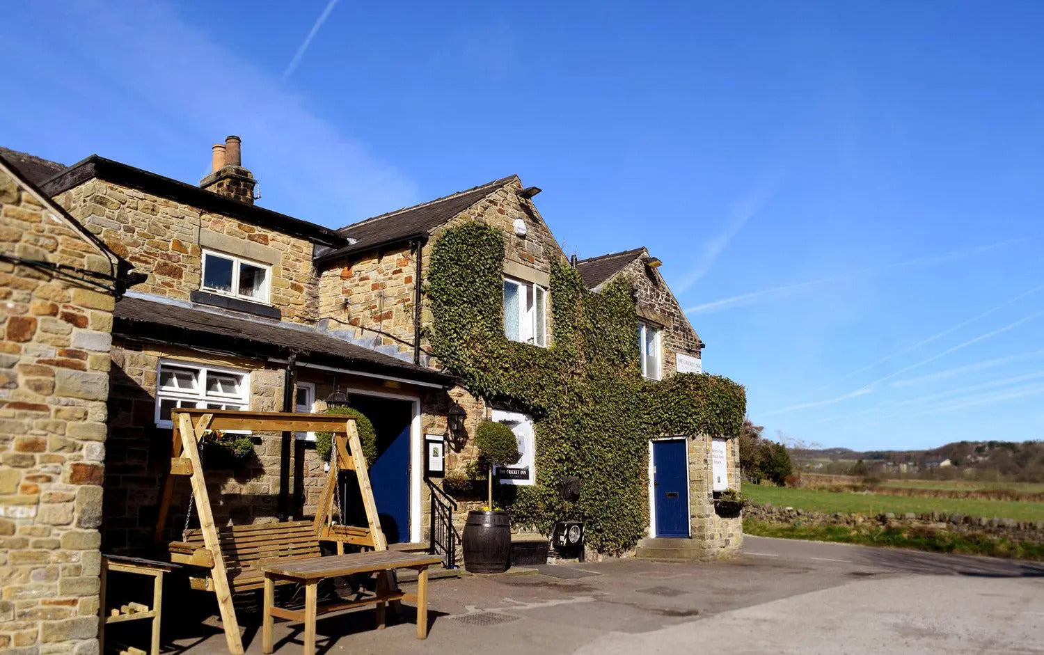 The Cricket Inn pub on a sunny day