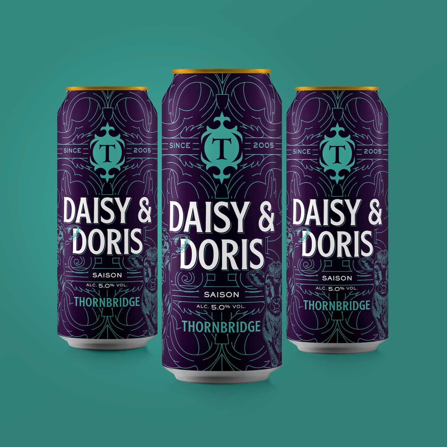 Daisy & Doris, 5% Saison Beer - Cans Thornbridge