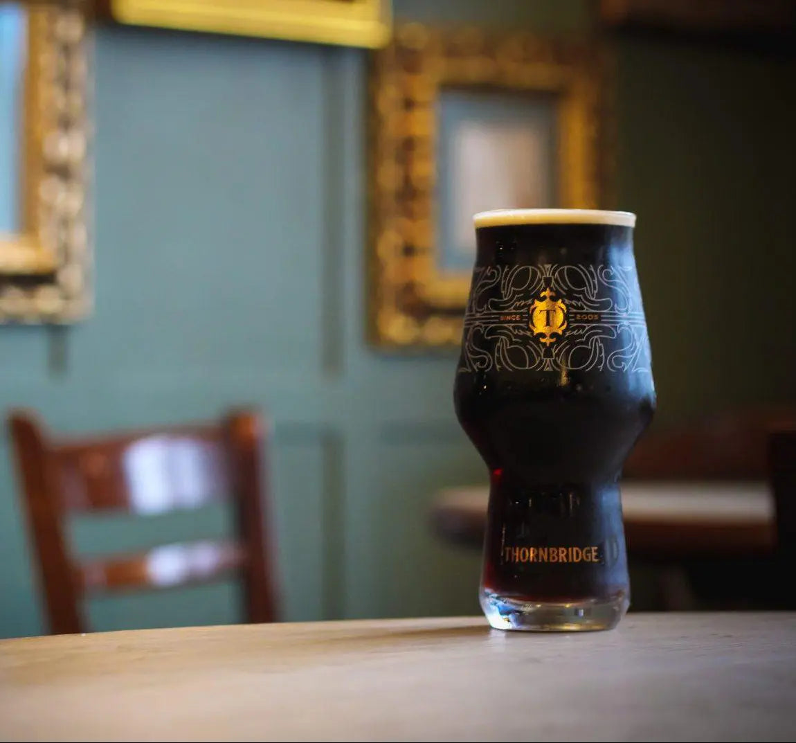 A craftmaster glass full of market porter in the greystones pub