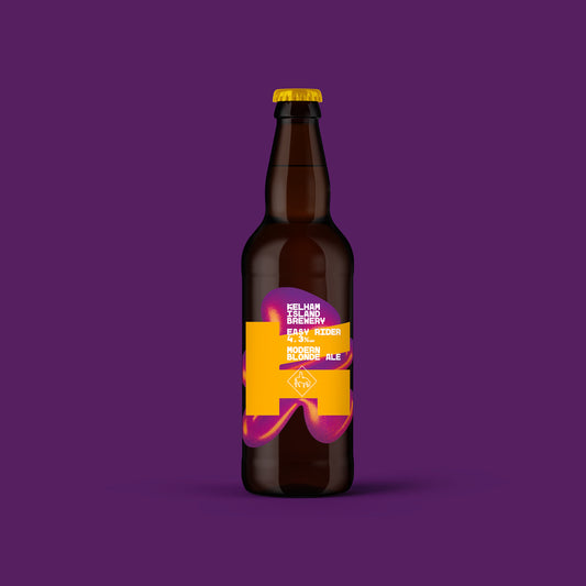 Easy Rider, 4.3% Modern Blonde Ale 500ml bottle Beer - Case Bottle Thornbridge