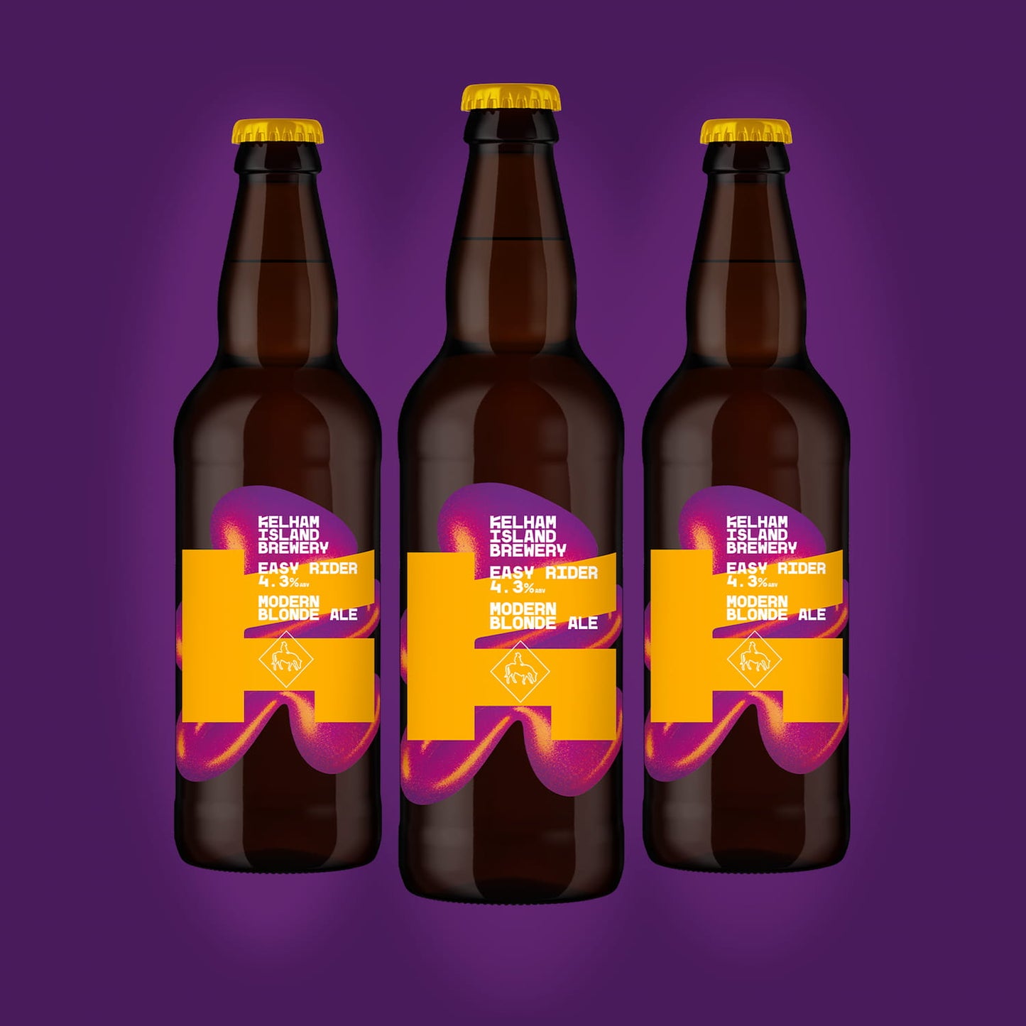Easy Rider, 4.3% Modern Blonde Ale 8 x 500ml bottles Beer - Case Bottle Thornbridge