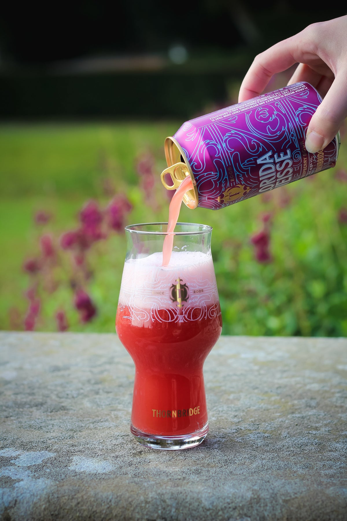Sour Beer Raspberry Florida Weisse, 4.5% Hazy Raspberry Sour – Thornbridge Brewery