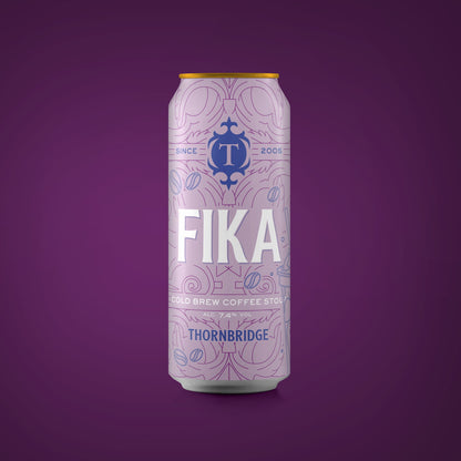 Fika, 7.4% Cold Brew Coffee Stout Beer - Single Can Thornbridge