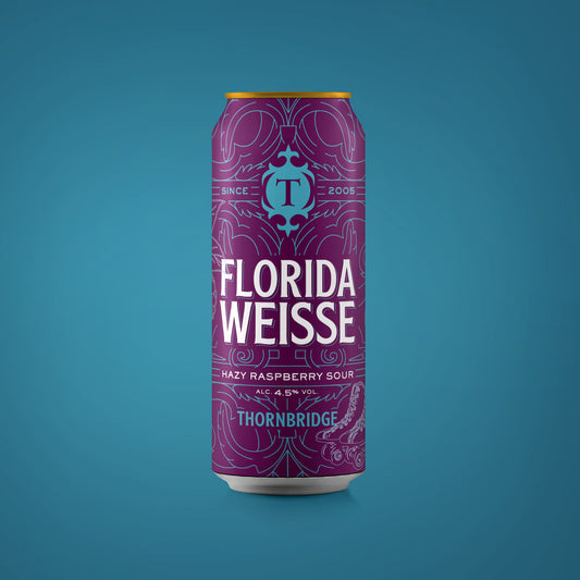 Florida Weisse, 4.5% Hazy Raspberry Sour Beer - Single Can Thornbridge
