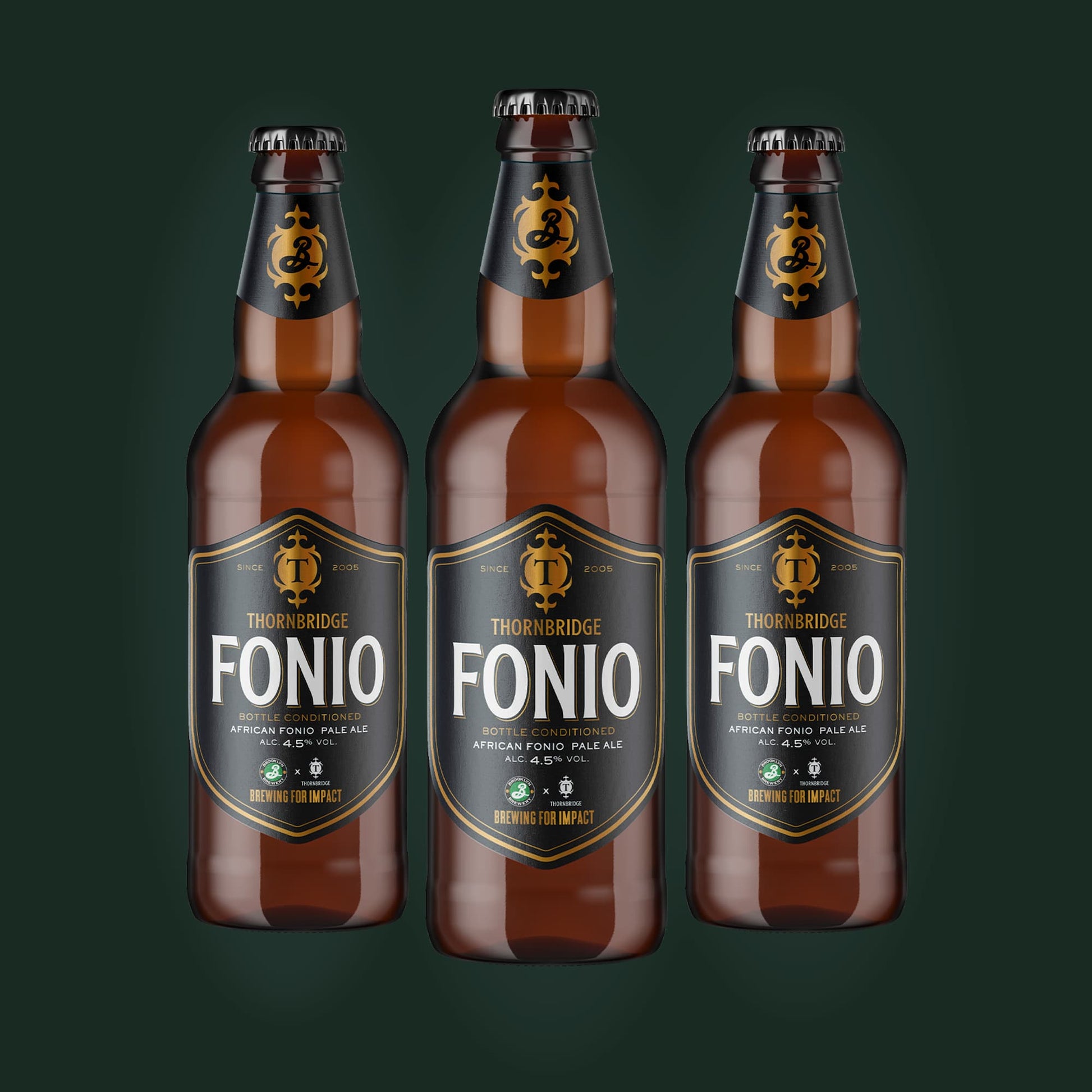 Fonio, 4.5% African Fonio Pale Ale 8 x 500ml bottles Beer - Case Bottle Thornbridge