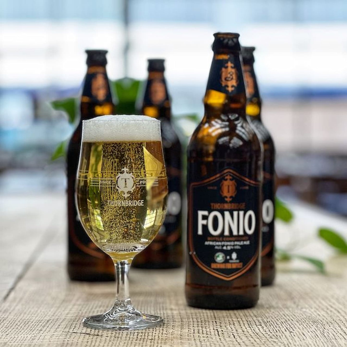 Fonio, 4.5% African Fonio Pale Ale 8 x 500ml bottles Beer - Case Bottle Thornbridge