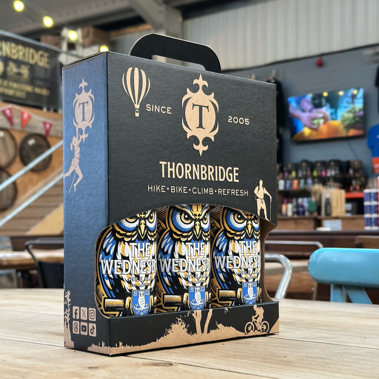 The Wednesday Gift Set - 3 x 440ml cans beer - gift box Thornbridge