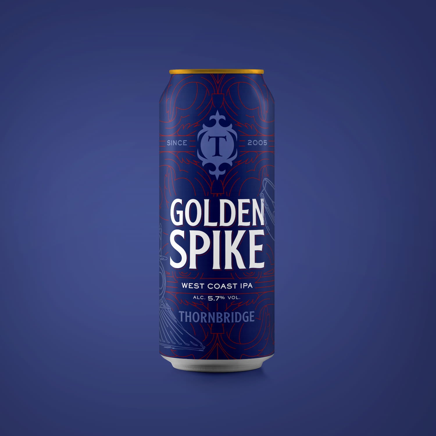Golden Spike, 5.7% West Coast IPA Beer - Cans Thornbridge