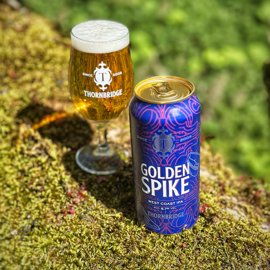 Golden Spike, 5.7% West Coast IPA Beer - Cans Thornbridge