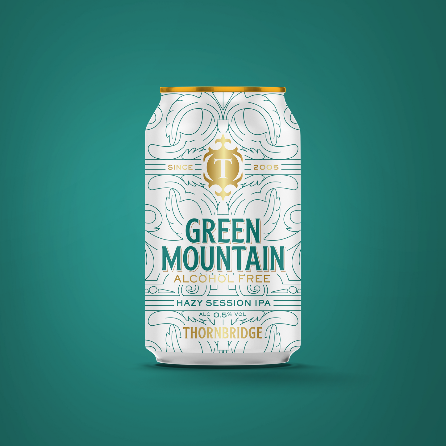 Green Mountain Alcohol Free Hazy Session IPA Beer - Single Can Thornbridge