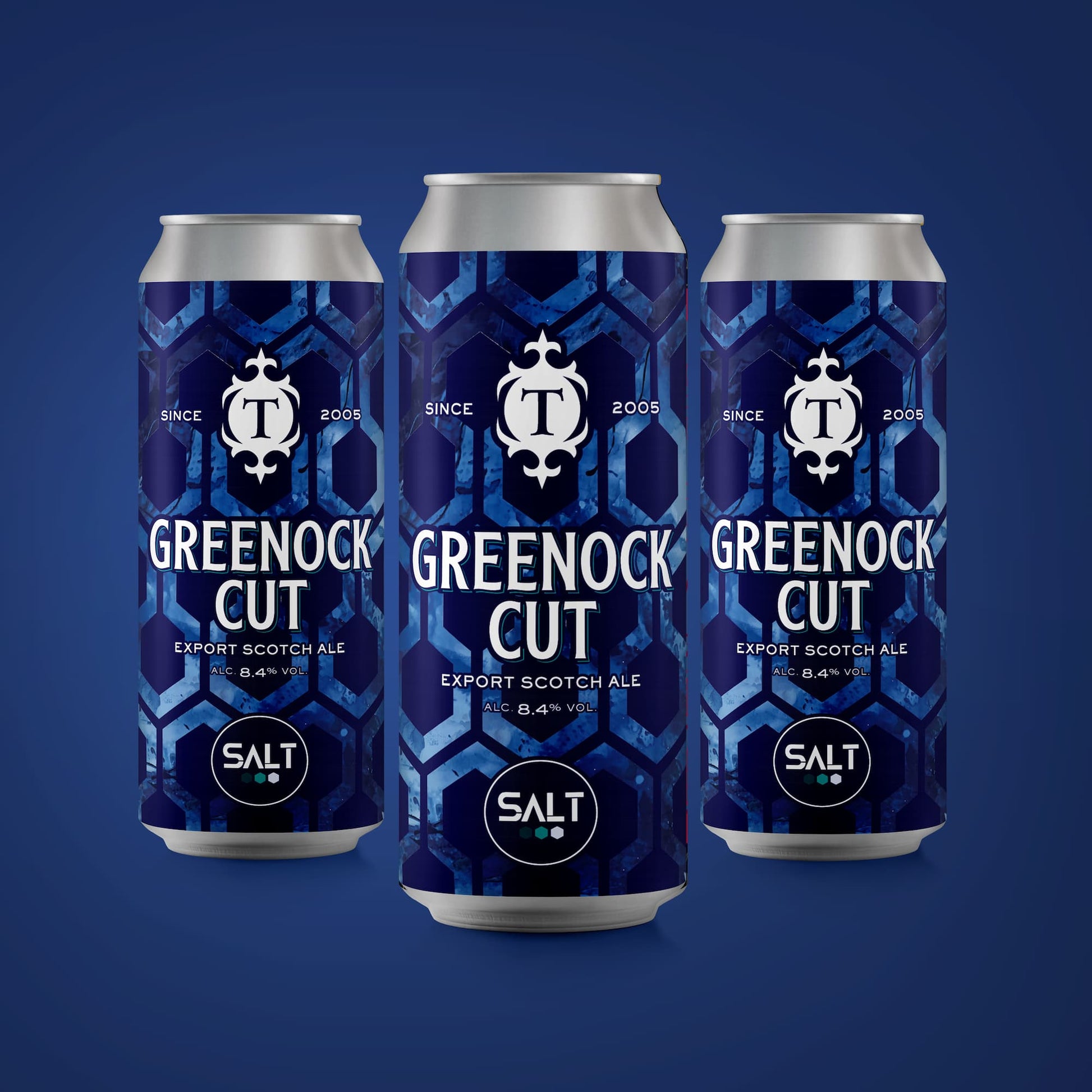 Greenock Cut 8.4% Export Scotch Ale 12 x 440ml cans Beer - Case Cans Thornbridge