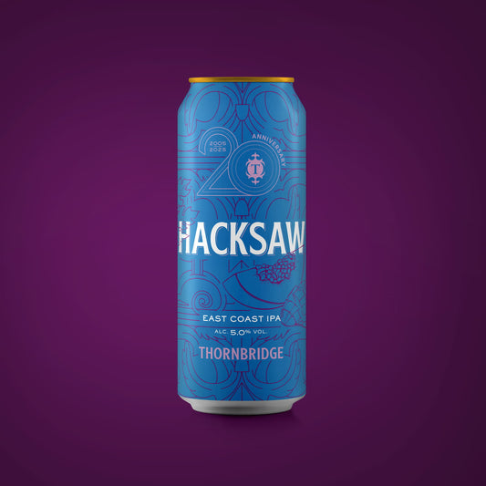 Hacksaw, 5% East Coast IPA Beer - Single Can Thornbridge
