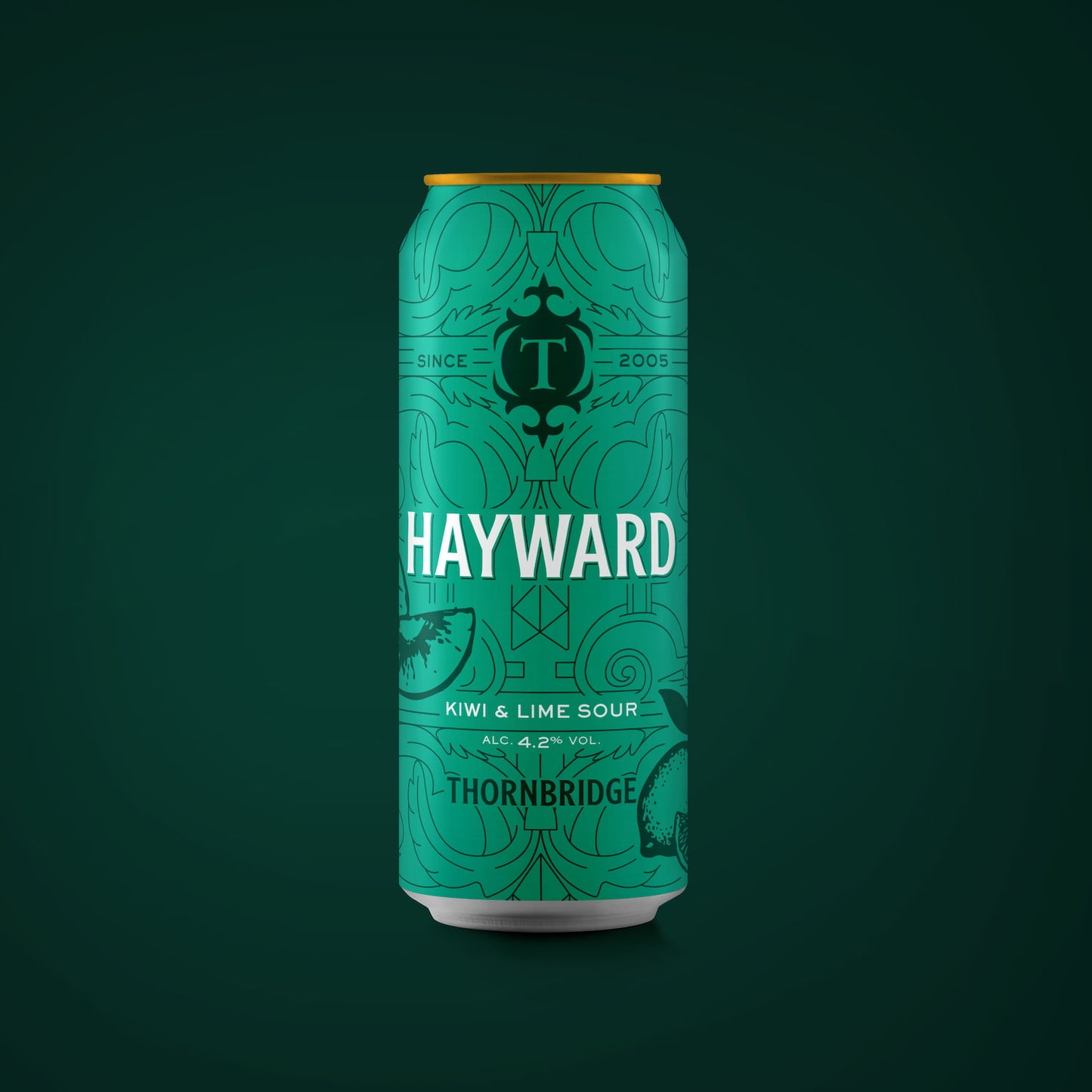 Hayward, 4.2% Kiwi and Lime Sour Beer - Single Can Thornbridge