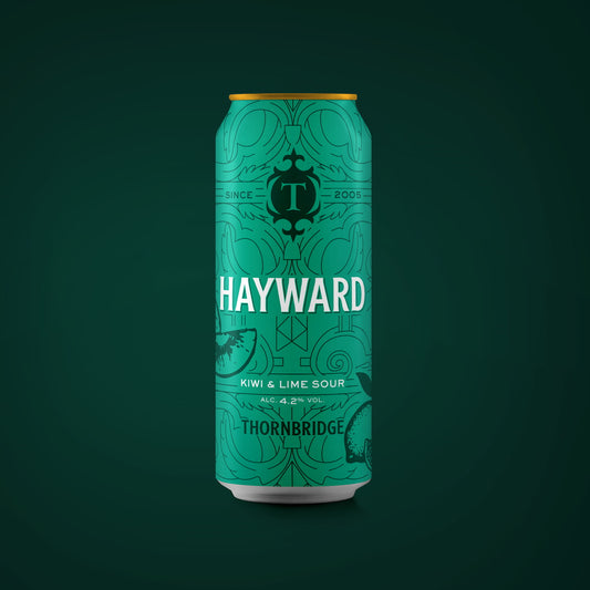 Hayward, 4.2% Kiwi and Lime Sour Beer - Single Can Thornbridge